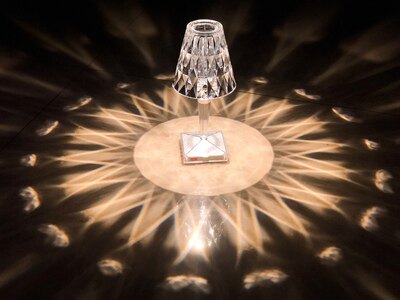 one thousand courtesy diamond desk lamp Bedroom bed head lamp ins crystal atmosphere light USB charging grid red decoration touch table light