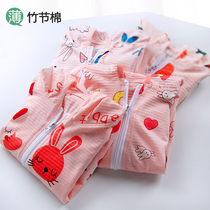 Bamboo Festival Cotton Breathable Girl Sunscreen Clothes Summer Children Sunscreen Air Conditioning Shirt New Summer Dress Baby Thin Coat