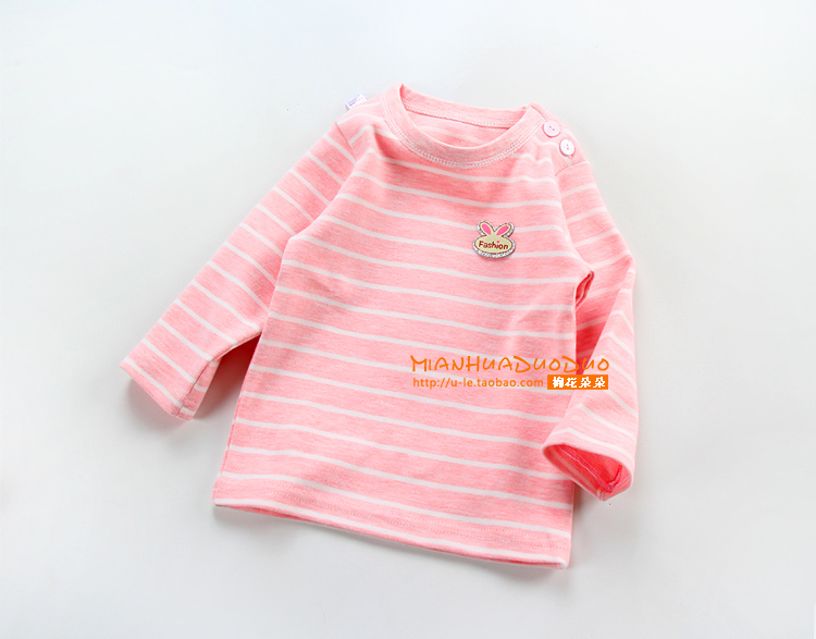 2 chiếc áo thun trẻ em cotton dài tay nam nữ quần áo dày cho bé mùa thu trẻ em cotton đáy áo sơ mi cổ tròn áo thun trẻ em đồng phục