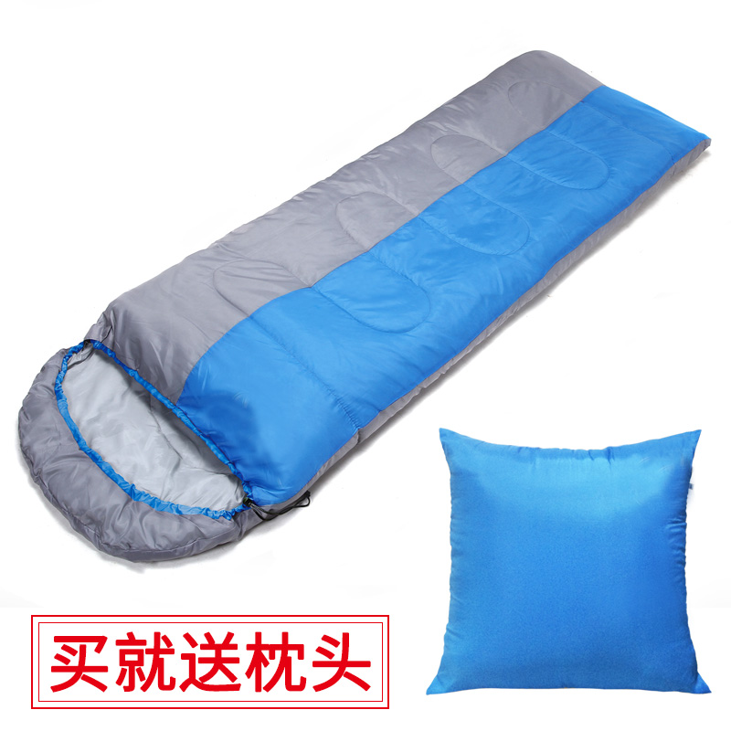 Holding Pillow Sleeping Bag Adult Double Outdoor Camping Hotel Sepal Sleeping Bag Indoor Lunch Break Portable Down Cotton Sleeping Bag