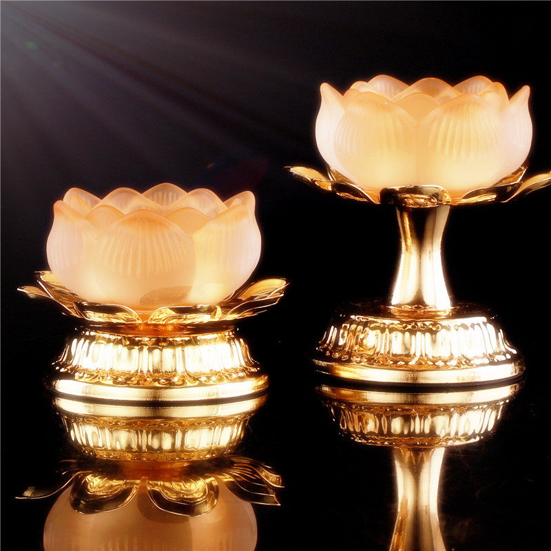 Lotus Candlestick Buddha Lighthouse for Buddha Candle Butter Buddha Lights