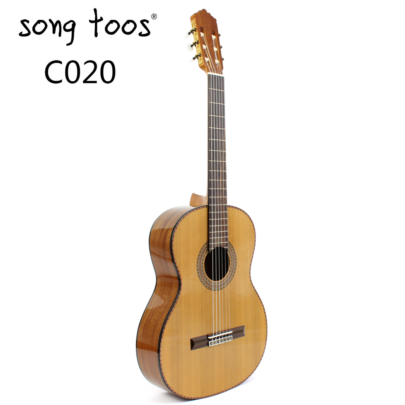 SONG TOOS Santos C020 Red Pine solid wood veneer 32 34 36 39 inch classical guitar