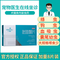 Pets in vivo anthelmintics cats and dogs universal insect drugs medium and large dogs and cats golden retrievers praziquantel tablets