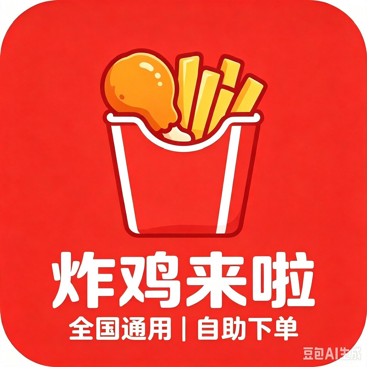 炸鸡来啦的LOGO