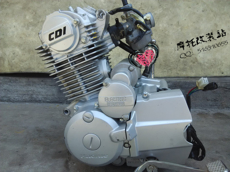 Used Hauji CG 125 motorcycle engine 150 top rod chain engine head domestic general purpose