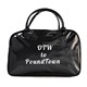 Portable sports Yoga bag Women's PU bright leather travel bag travelbag sports fitness bag custom printed logo