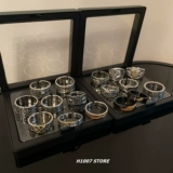 Регулируемое небольшое дизайнерское кольцо в стиле хип-хоп, на указательный палец