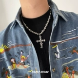 Цепочка с цветочным принтом Gram в стиле американского хип-хопа для мужчин, нишевый дизайн для женщин, цепочка на ключицы, высококачественная цепочка для свитера 𫔀Аксессуары