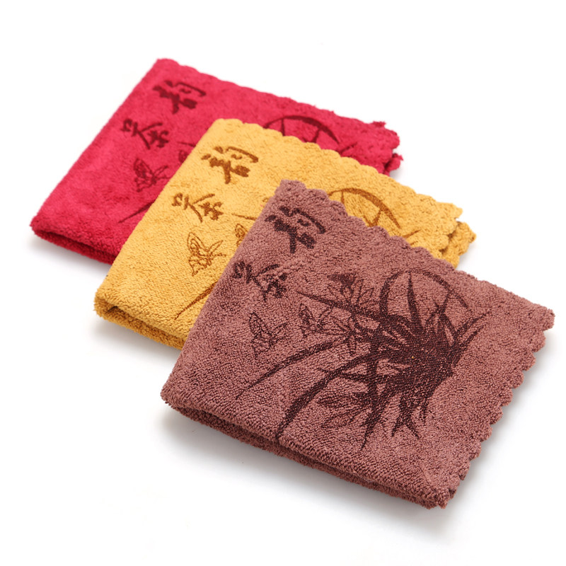 High quality super absorbent thick pure cotton tea cloth tea rag kung fu tea set spare parts tea towel