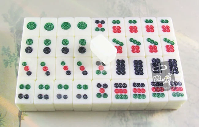 Siêu dễ thương mini Mahjong trẻ em biết chữ du lịch mạt chược hoạt hình - Các lớp học Mạt chược / Cờ vua / giáo dục