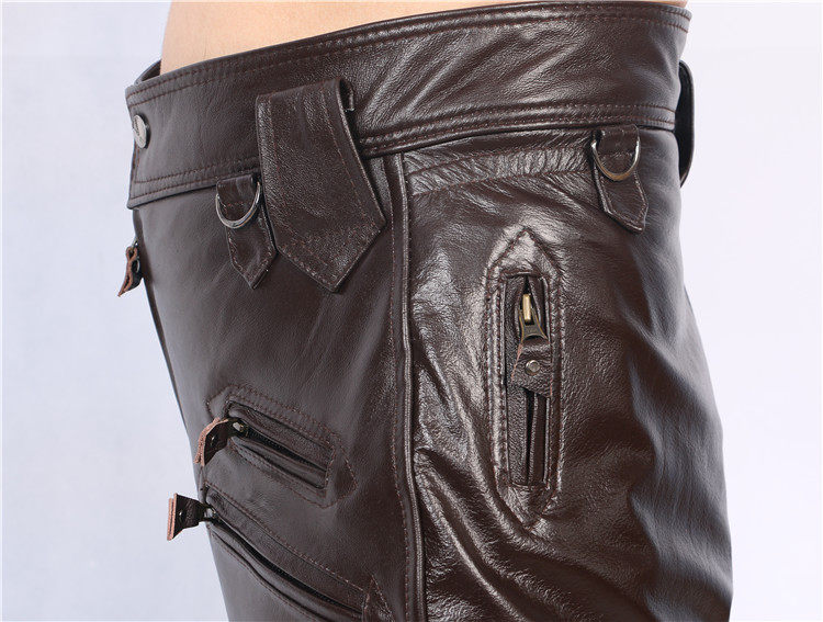 Pantalon cuir homme pantalons fuselés - Ref 1492675 Image 13