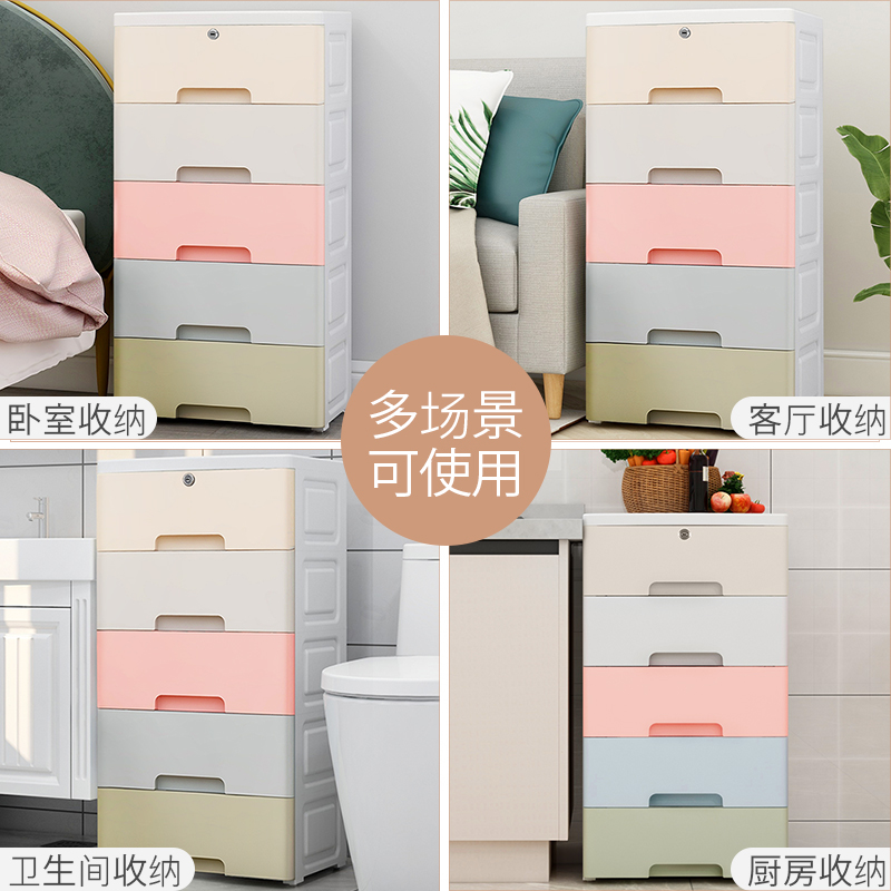Extra Large Plastic Storage Box Drawer Type Multi Layer Sorting
