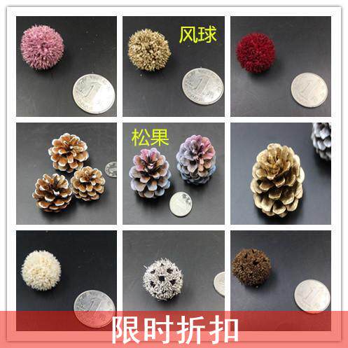 Evergreen Flowers Pine Nuts FRUIT COLOR FRUITS PRIMARY COLOR GOLD PINK SILVER PINK PINEWOOD DIY MATCHING MATERIAL DRIED FRUITS
