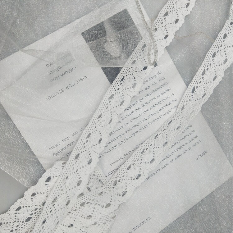 Evergreen flower gift box to make all kinds of flower pure cotton lace lace lace lace with DIY decorative strap