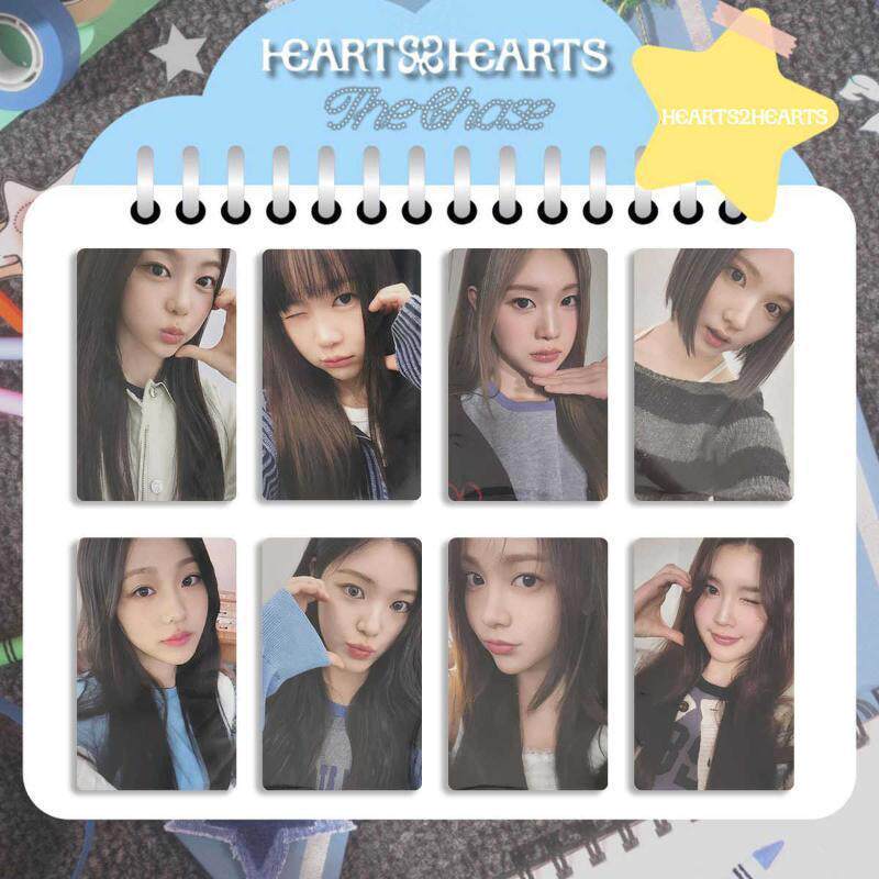 Hearts2Hearts组合周边小卡H2H专辑自印The Chase特典卡S2U-淘宝Taobao