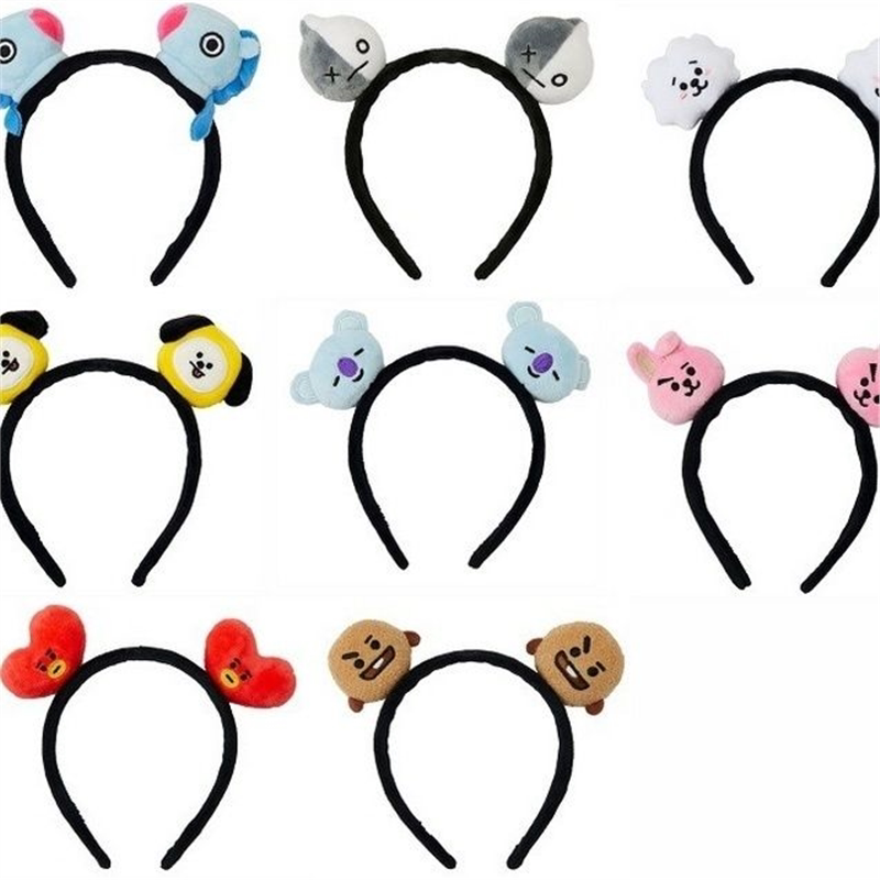 Bts Bt21 Headbands, Hair Ties, Headwear, Accessories, Plush Toys, Dolls, Merchandise