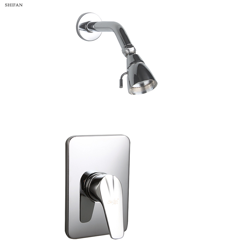 Such As Mandarin Shower Shower shower suit concealed in wall-style bath bath full copper hot and cold shower suit valve 