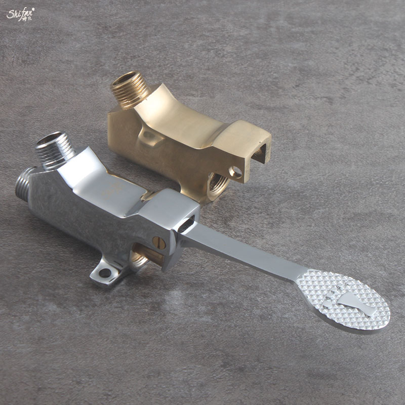 Hospital copper foot valve all copper foot - switch valve foot - pedal pedal tap - and - foot tap