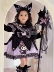 Kurome cho bé gái Halloween cos chơi dạ quang váy trình diễn trang phục tối Đầm công chúa lolita gift halloween Trang phục haloween