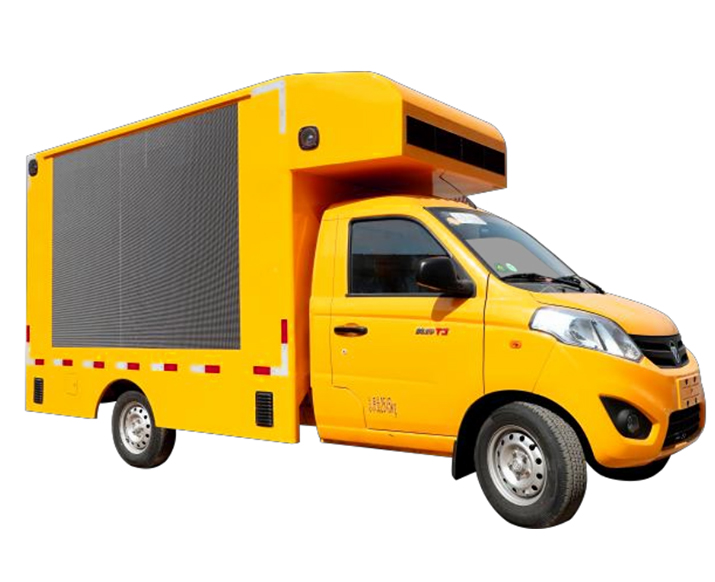 Electric advertising car four-wheel new energy vehicle display car roadshow National license Futian performance sales car customized LED