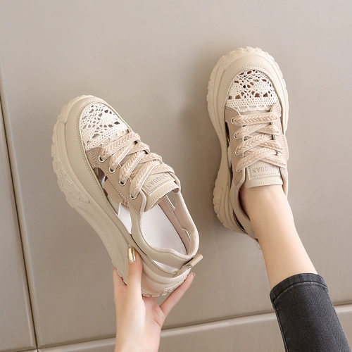 Качалка для беременных на платформе, летняя обувь, дышащие спортивные сандалии для отдыха, подходит для подростков