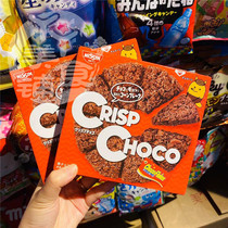 Japanese imported snack Niqing Mai crispy batch milk chocolate corn chip crackers