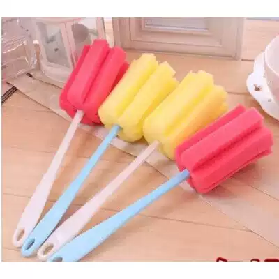 Sponge wash cup brush long handle wash cup bottle cleaning brush kitchen brush Cup Cup brush