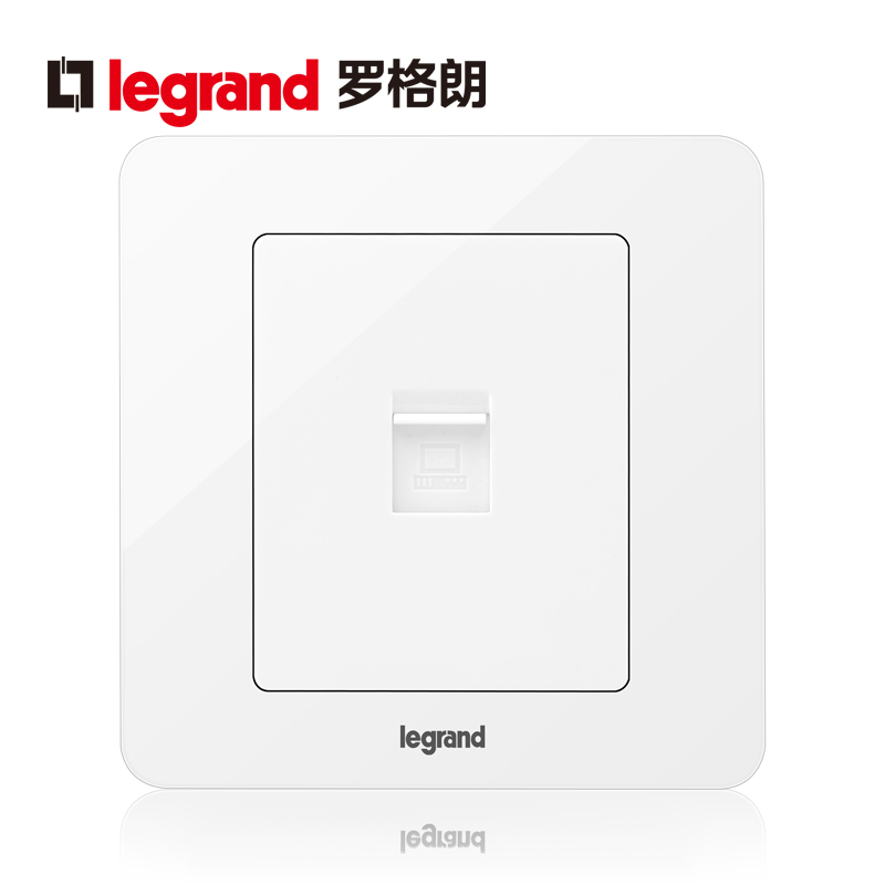 TCL Roglang Switch Socket Panel Comfort Round One Computer Single Port Internet Line Socket 86 Type