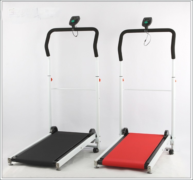Double wheel mini mechanical treadmill Lifting armrest Mini treadmill Home walking machine Fitness machine
