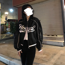 East Day is a curly alphabet baseball uniform womens 2022 new spring and autumn American Chains Tide Blouse Jacket Jacket