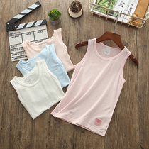 Girl Vest Harnesses Summer Jacquard Mesh Hollowed-out Children Pyjamas Thin-air Smooth Summer Clothing Boy Vests