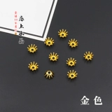 Металлический аксессуар для волос в форме цветка ручной работы, китайская шпилька, золото и серебро