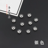 Металлический аксессуар для волос в форме цветка ручной работы, китайская шпилька, золото и серебро