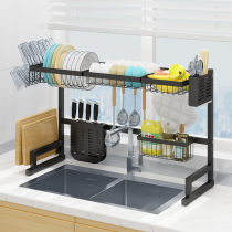 Retractable kitchen sink rack countertop dish dish bowl rack drain rack bowl Tray storage rack