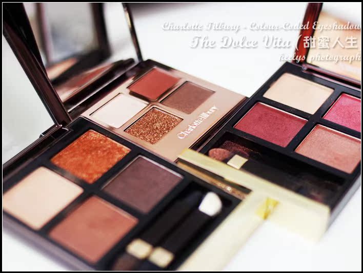 Spot British counter Charlotte Tilbury CT phấn mắt bốn màu 18 năm màu mới dv vv - Bóng mắt bảng phấn mắt