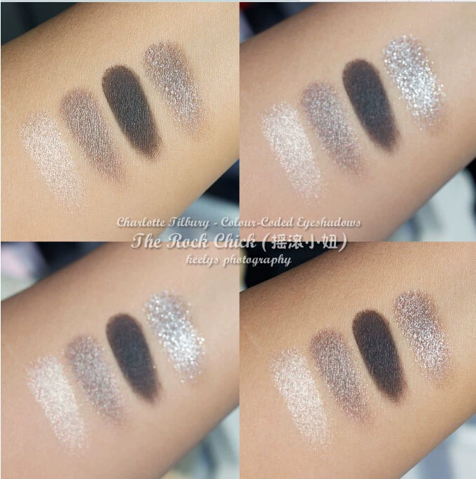Spot British counter Charlotte Tilbury CT phấn mắt bốn màu 18 năm màu mới dv vv - Bóng mắt phấn mắt peach c