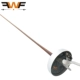 Spot FWF Chính hãng Đức Nhập khẩu Thiết bị đấu kiếm Saber Thiết bị đấu kiếm Pu Steel 0 Thép trắng số 5 Người lớn / Trẻ em Vàng - Đấu kiếm thể thao