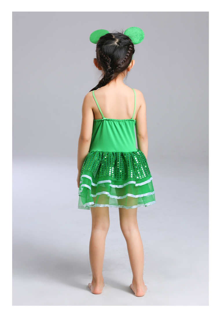 Quần áo động vật trẻ em, trang phục ếch nhỏ, trang phục ếch nhỏ, em bé nhỏ, tìm kiếm quần áo biểu diễn ếch mẹ, sáu một - Trang phục thời trang bé gái