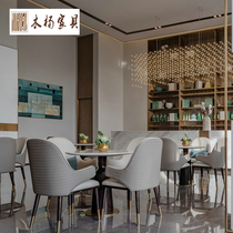 Light luxury sales department talks table and chairs Hotel Club beauty salon Photo building contract chair reception area one table and four chairs