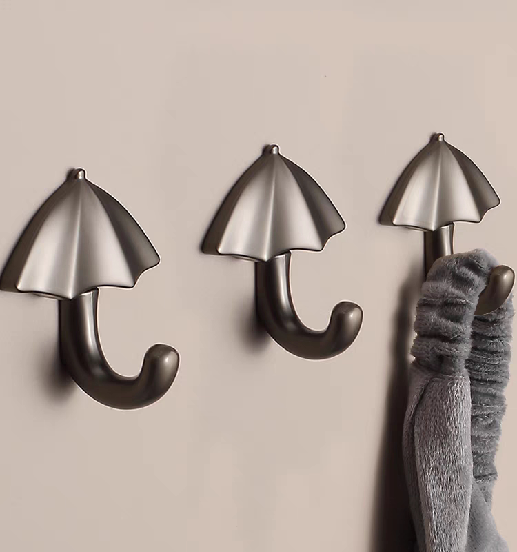 Creative No-Drill Adhesive Single Hook for Keys, Entryway, Coat Hooks, Wall-Mounted