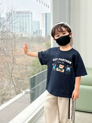 Футболка для мальчиков, детская летняя одежда, детская одежда