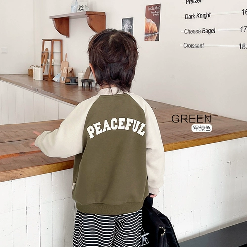 Бейсбольная осенняя детская форма для мальчиков, весенняя куртка, детская одежда, в западном стиле