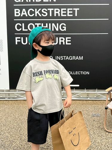 Футболка для мальчиков, детская летняя одежда, детская одежда