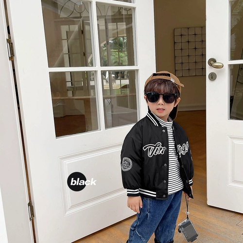 Бейсбольная форма для мальчиков, демисезонная детская куртка, детский удерживающий тепло пуховик, детская одежда