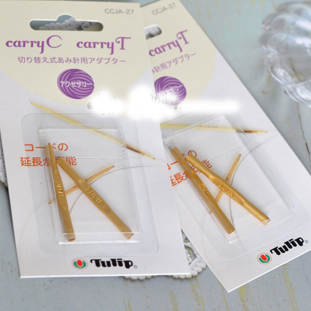 Clearance Japan Hiroshima (TULIP) CARRY Series Bamboo Wheel Needle Extension Adapter for Ring Needle