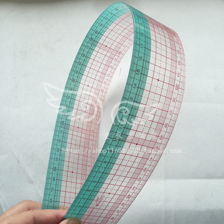 Japan Cola Clover square eye fixed rule playing ruler 25-052 053 054 041 042 Bendable 50cm