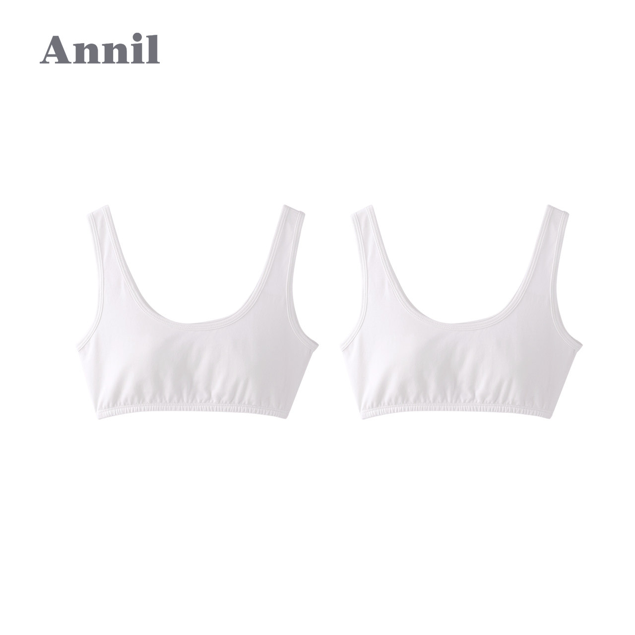 Annai Children's clothes girls' underwear hair development period bra new breathable workwear Vest Adolescence Corset Two Pieces