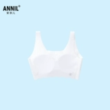 Антибактериальное детское нижнее белье, осенний эластичный дышащий топ без лямок, детская одежда