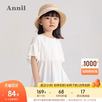 Shopping mall with Anael childrens shirt short sleeve thin 2021 summer New ins Wind girl top