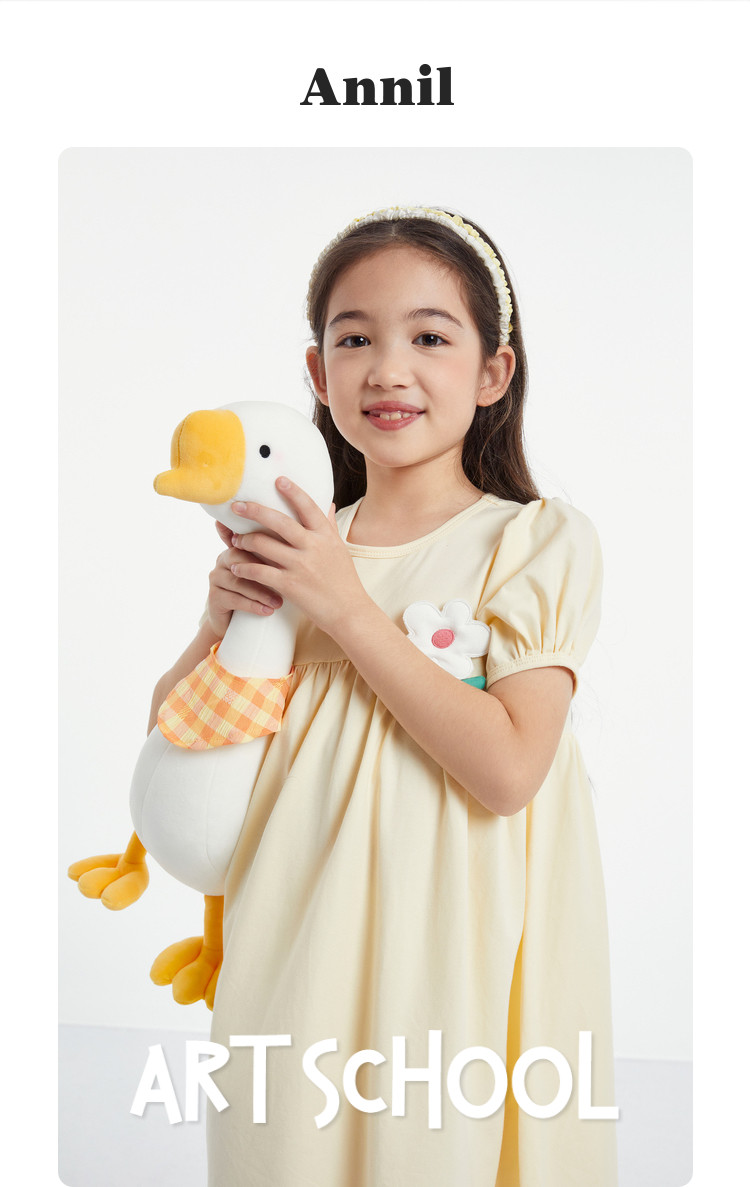 Annil 安奈儿 2022年夏季款 女孩甜美公主风睡裙 天猫优惠券折后￥59.9包邮（￥148.9-89）110~160码3色可选